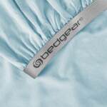 Hyper-Linen Performance® Crib Sheet - Baby Blue - Image 4