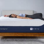 M3 Original Mattress Chassis - Top Cover - Comfort Layer - Queen - White/Navy - Image 4