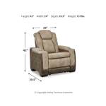 Next-Gen Durapella Power Reclining Loveseat and Power Recliner - Image 11