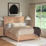 San Mateo King Storage Bed | Wheat