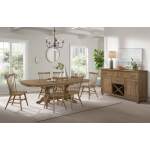 Colonial Oak Spindle Chair - Image 6