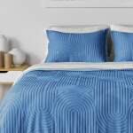 Performance® Duvet & Sham Set - Racetrack - Stonewash Blue / King - Image 3