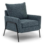 Morely - Modern Styled Chair - BLACK METAL - 1070BM