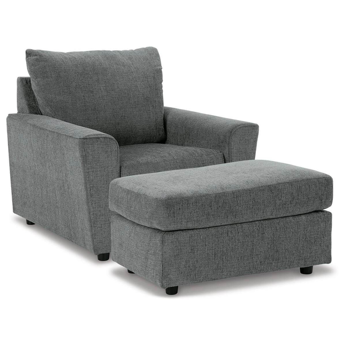 ea56ff5cc7ca4a19213ed51822528080 Stairatt Chair and Ottoman - Image 1