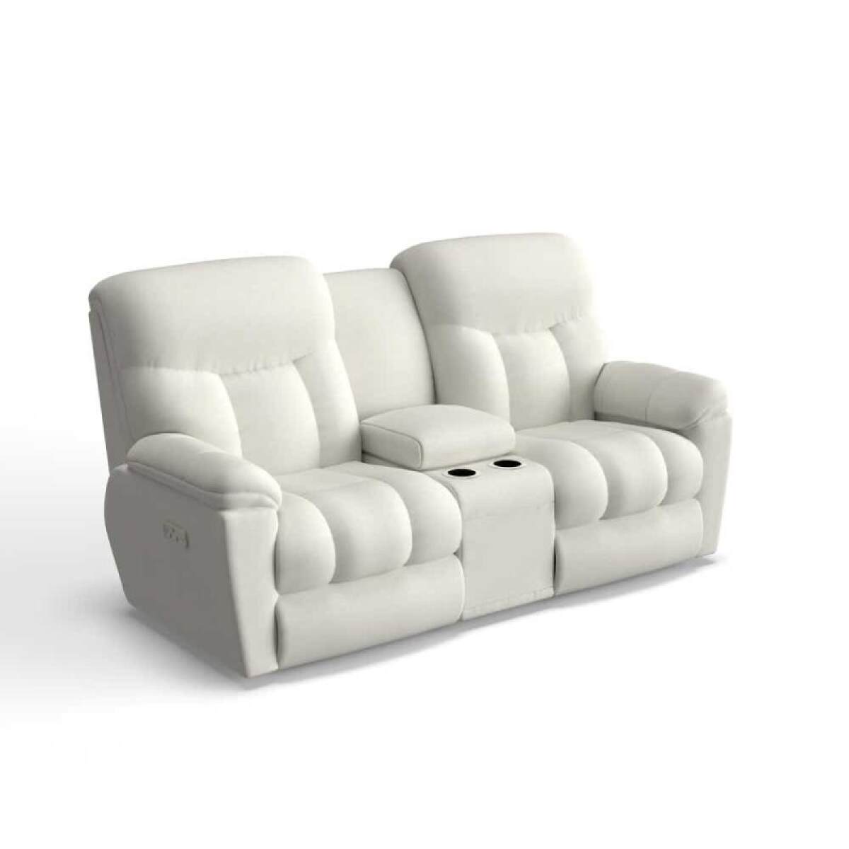 ea646af9becd5340c9bf3c4fd9c7ca21 Morrison Power Reclining Loveseat W/ Headrest, Lumbar & Console - Image 1