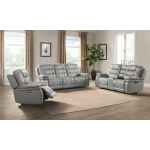 Cody Dual-Power Loveseat | Light Gray - Image 5