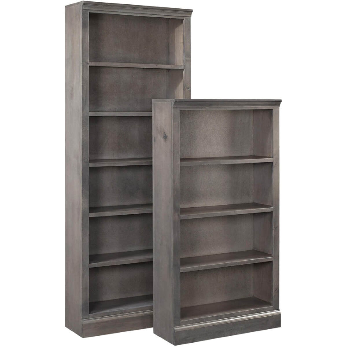 eed1344c3fe471f3b5f831514b55a112 Churchill 74" Bookcase W/ 4 Fixed Shelves - Image 1