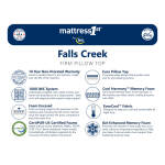 Falls Creek Firm Pillow Top Hybrid - Image 7