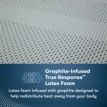 Perfect Sleeper Pro Geneva 13.5" Latex Hybrid Firm Mattress Low Profile Set -California King - Image 7
