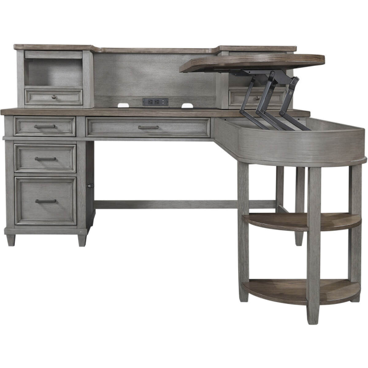 f14ab003002fcf2e0d9a11d11b3517d7 Caraway 48" Return Desk - Image 1