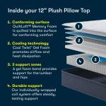 Serta Five Star Mattress - 12" Plush Pillow Top - King - Image 8