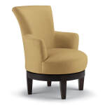 Justine - Modern Swivel Chair - Espresso - 2968E - Image 4