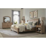 Cambridge Queen Sleigh Bed Hb - Image 11