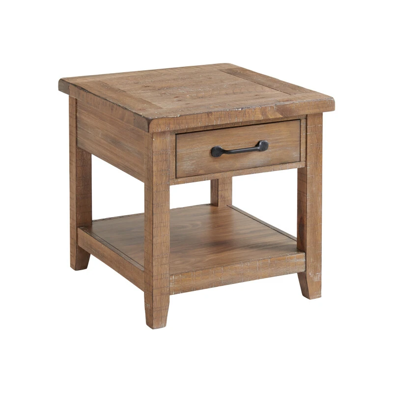f35799e1d8ff48064d13713bfc2b6f0b Highland End Table w/Drawers - Image 1