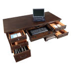 Weston 66" Executive Desk W/power - Image 5