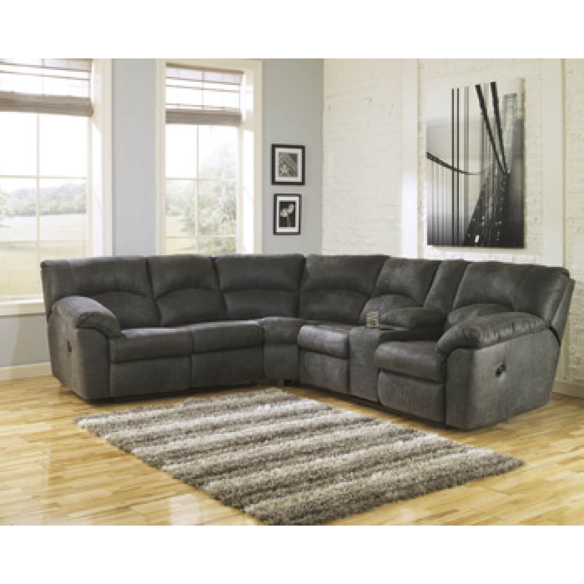f56ea185d4c1f6ab9bf07d0f6e183cd0 Tambo 2-Piece Reclining Sectional - Image 1