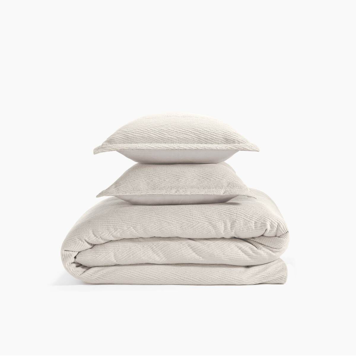 f5ac36fbbe1e1985c9dd0b9a55c56097 Performance® Duvet & Sham Set - Arrowhead - Cream / King - Image 1