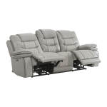Cody Dual-Power Sofa | Light Grey - Image 4