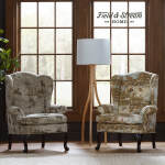 Sylvia - Wing Back Chair - Antique Black - 0710AB - Image 6