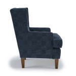 Sterling - Modern Wingback Chair - Dark Walnut - 2130DW - Image 4