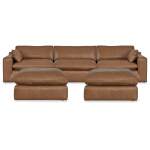 Emilia 3-Piece Sectional and 2 Ottomans