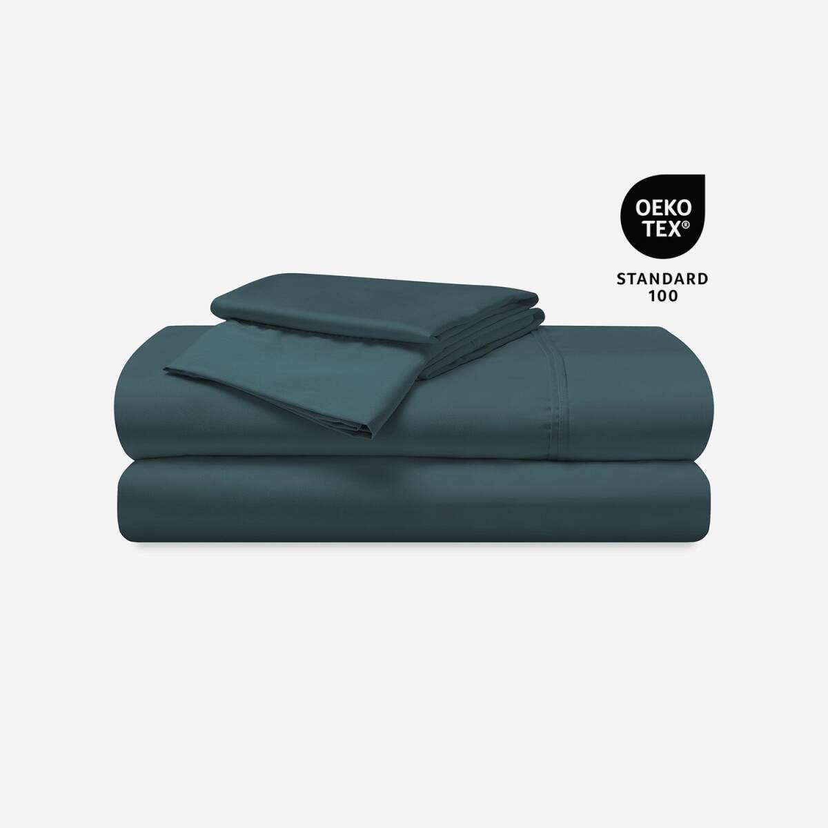 f7a1dda3563f99321679f61ae31ccde8 Hyper-Cotton Performance® Sheet Set - Deep Teal / King - Image 1