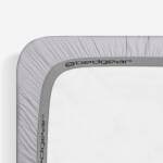 Hyper-Linen Performance® Crib Sheet - Light Grey - Image 5