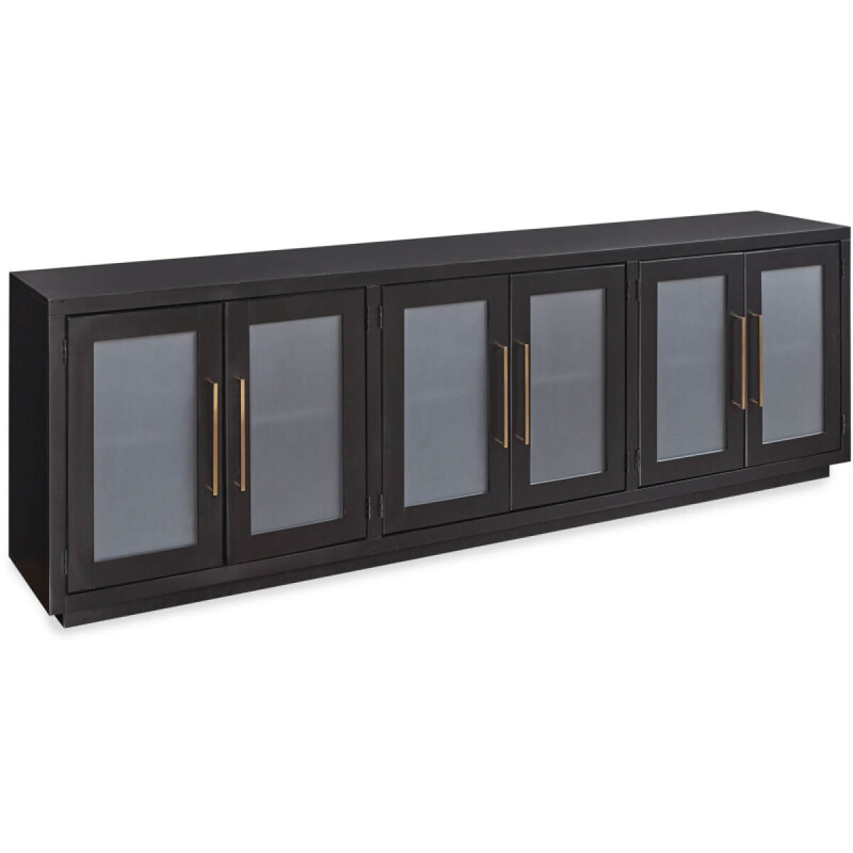 f810d46ae03fd05d588043da10826f22 Perry 97" Console W/ 6 Doors MAA1270-BLK - Image 1