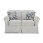 Susanna - Rolled Arm Skirted Loveseat - L70 - Image 3