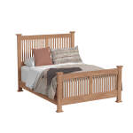 Oak Park Queen Slat Bed | Taupe - Image 3