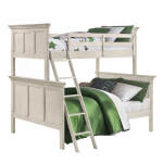 San Mateo Youth Twin over Full Bunk Bed | Rustic White - Image 3
