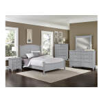 Bonanza Queen & King Poster Bed - Grey Finish - BB26-557-755-922, BB26-667-766-922-MS1 - Image 4
