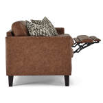 Traftly - Modern Styled Incliner Sofa - Dark Walnut - S100RI4DW - Image 6