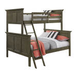 San Mateo Youth Twin over Full Bunk Bed | Gray - Image 3