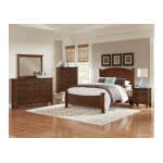 Bonanza Queen & King Poster Bed - Cherry Finish - BB28-557-755-922, BB28-667-766-922-MS1 - Image 4