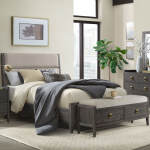 Portia Queen Upholstered Bed - Image 3