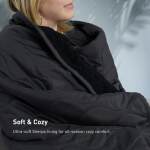 Sherpa Performance® Throw - Charcoal / Throw Blanket - Image 4