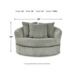 Lindyn 3-Piece Sectional and Chair - Image 24
