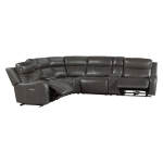 Wainwright Dual-Power Sectional Set | Charcoal Gray - Image 3
