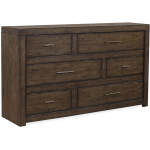 Modern Loft 6 Drawer Dresser IML-453-BRN-2