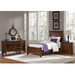 Bonanza Twin Mansion Bed - Cherry Finish - BB28-338/833/900, BB28-552/255/911, - Image 3