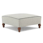 Renelle - Cocktail Ottoman - Dark Walnut - 9990DW - Image 3