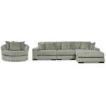 Lindyn 3-Piece Sectional and Chair