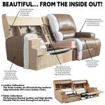 Regis Dual-Power Sofa | Baron Charcoal - Image 7