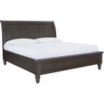 Cambridge Sleigh Bed ICB-400-PPR-KD-1