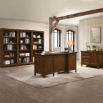 San Mateo 62" Executive Desk | Tuscan - Image 6