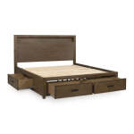 Lelander Queen Storage Footboard with Roll Slats