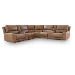DeepWakes 7-Piece Reclining Sectional with Storage Consoles