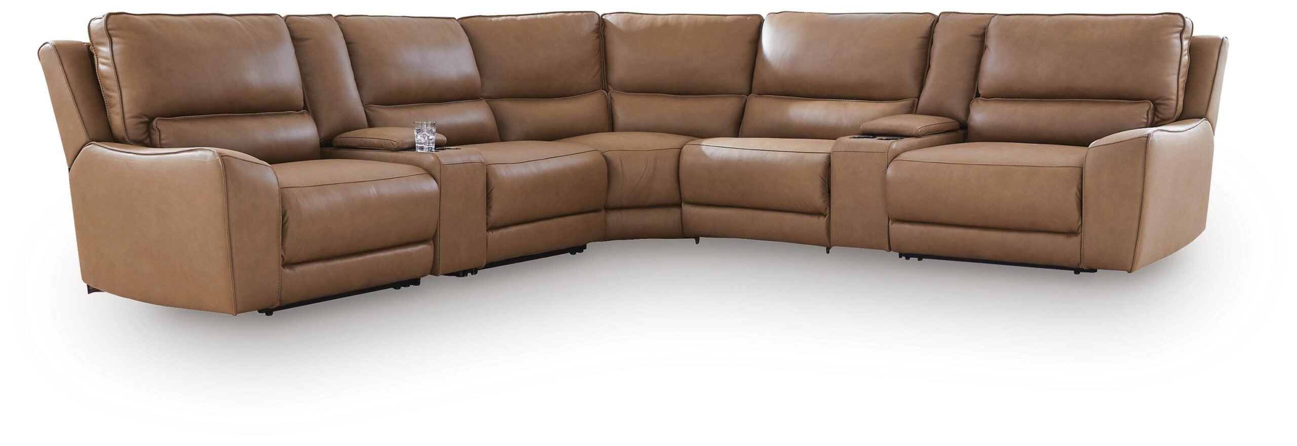 004a1e5bbcecbb92951166ab64b131bc DeepWakes 7-Piece Reclining Sectional with Storage Consoles - Image 1