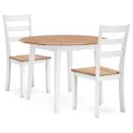 Gesthaven Dining Table and 2 Chairs